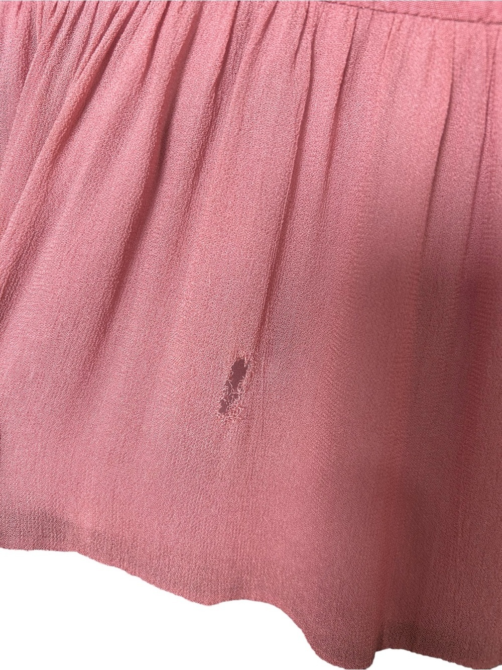 Anthropologie Nirmooha Puff-Sleeved Colorblocked Maxi Dress medium tiered FLAWED - Picture 14 of 16